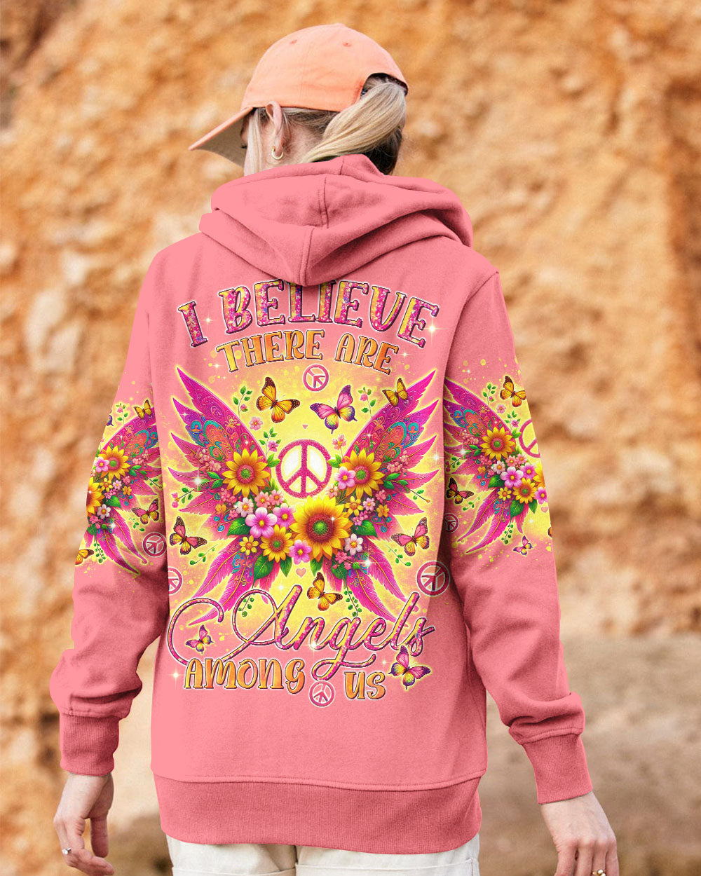 I BELIEVE THERE ARE ANGELS AMONG US WINGS ALL OVER PRINT - TLTR2108243