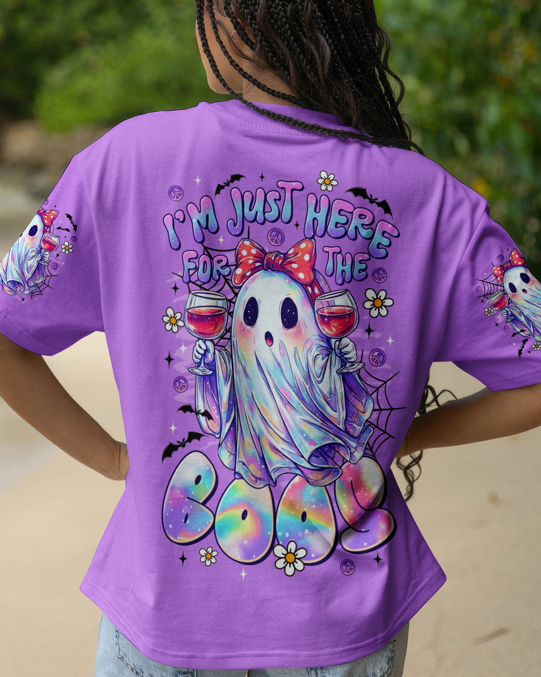 I'M JUST HERE FOR THE BOOS HALLOWEEN ALL OVER PRINT - TLTR2108253