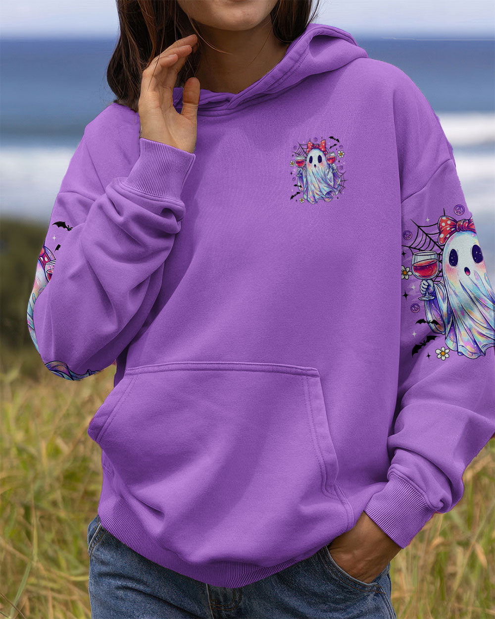 I'M JUST HERE FOR THE BOOS HALLOWEEN ALL OVER PRINT - TLTR2108253