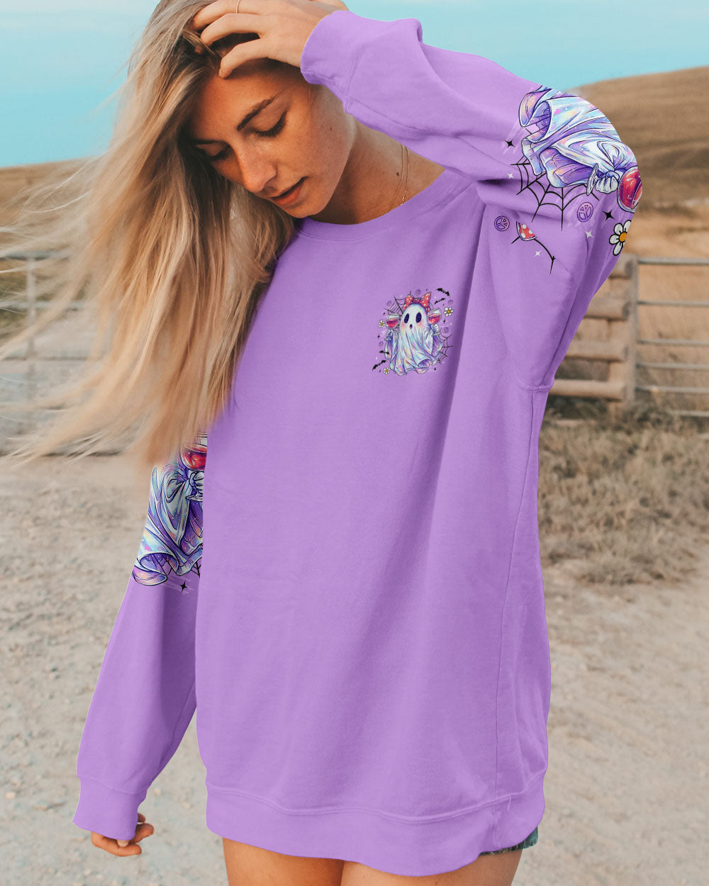 I'M JUST HERE FOR THE BOOS HALLOWEEN ALL OVER PRINT - TLTR2108253