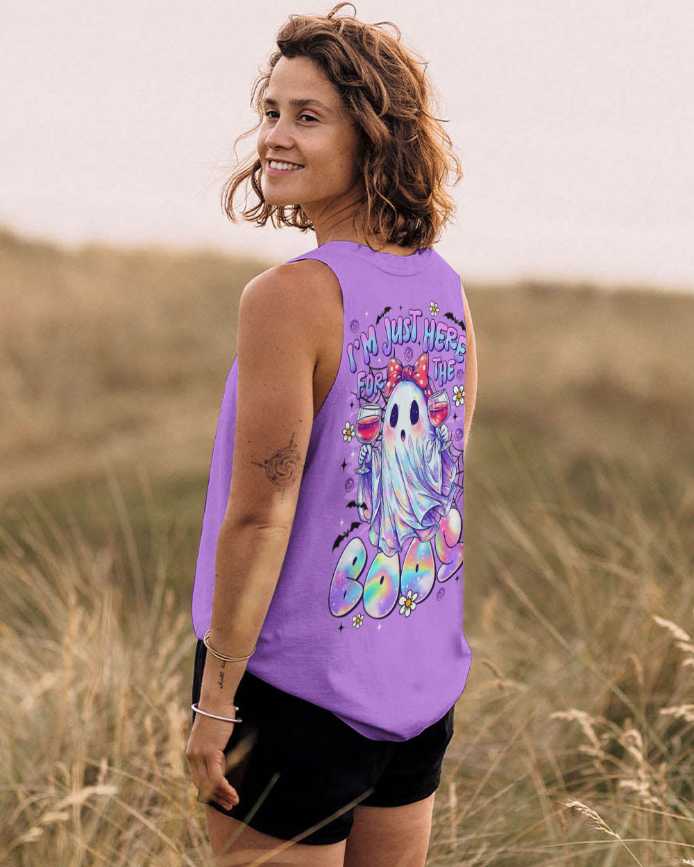 I'M JUST HERE FOR THE BOOS HALLOWEEN ALL OVER PRINT - TLTR2108253