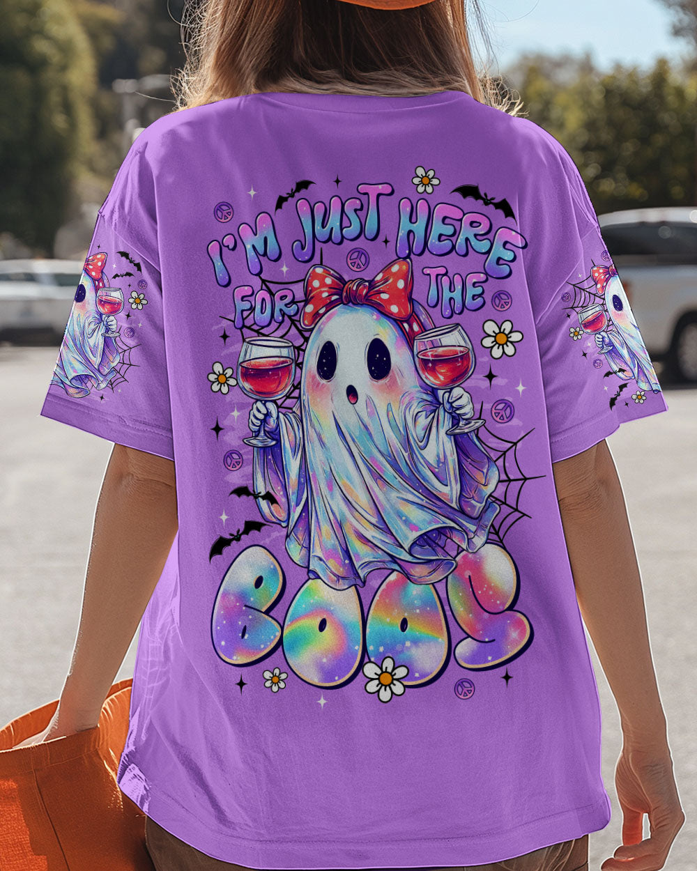 I'M JUST HERE FOR THE BOOS HALLOWEEN ALL OVER PRINT - TLTR2108253