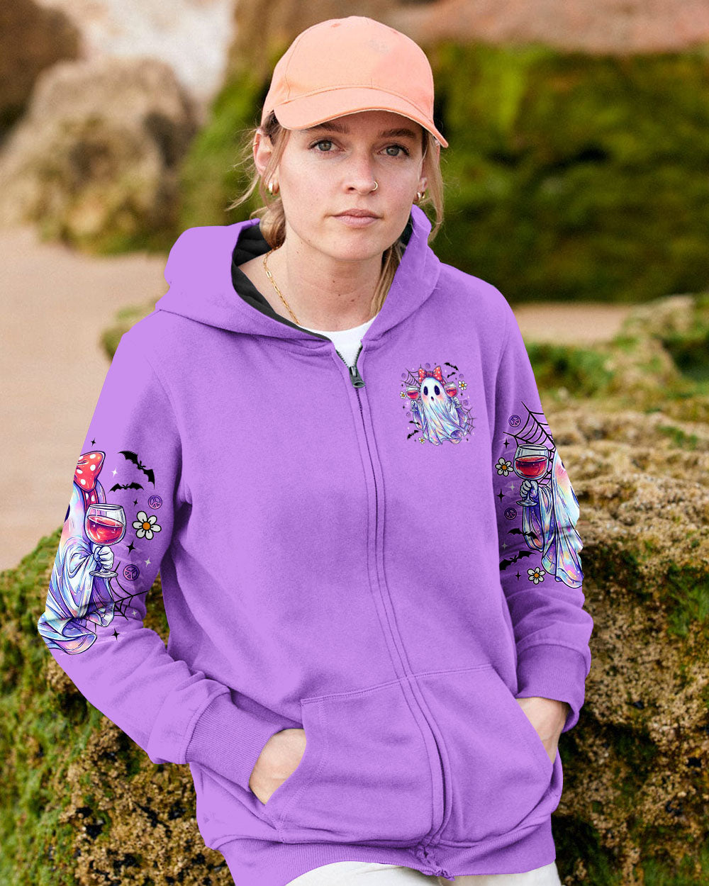 I'M JUST HERE FOR THE BOOS HALLOWEEN ALL OVER PRINT - TLTR2108253