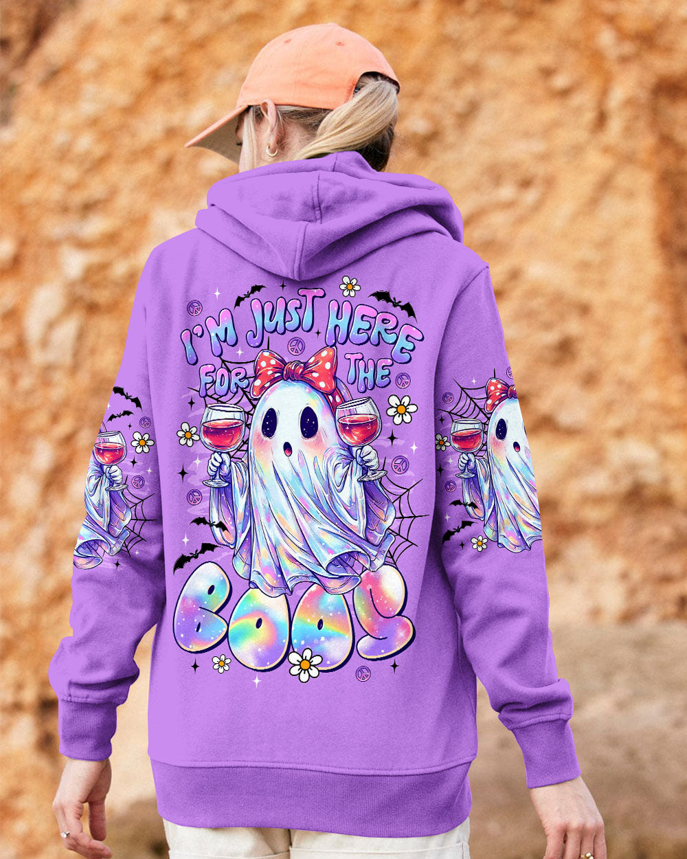 I'M JUST HERE FOR THE BOOS HALLOWEEN ALL OVER PRINT - TLTR2108253