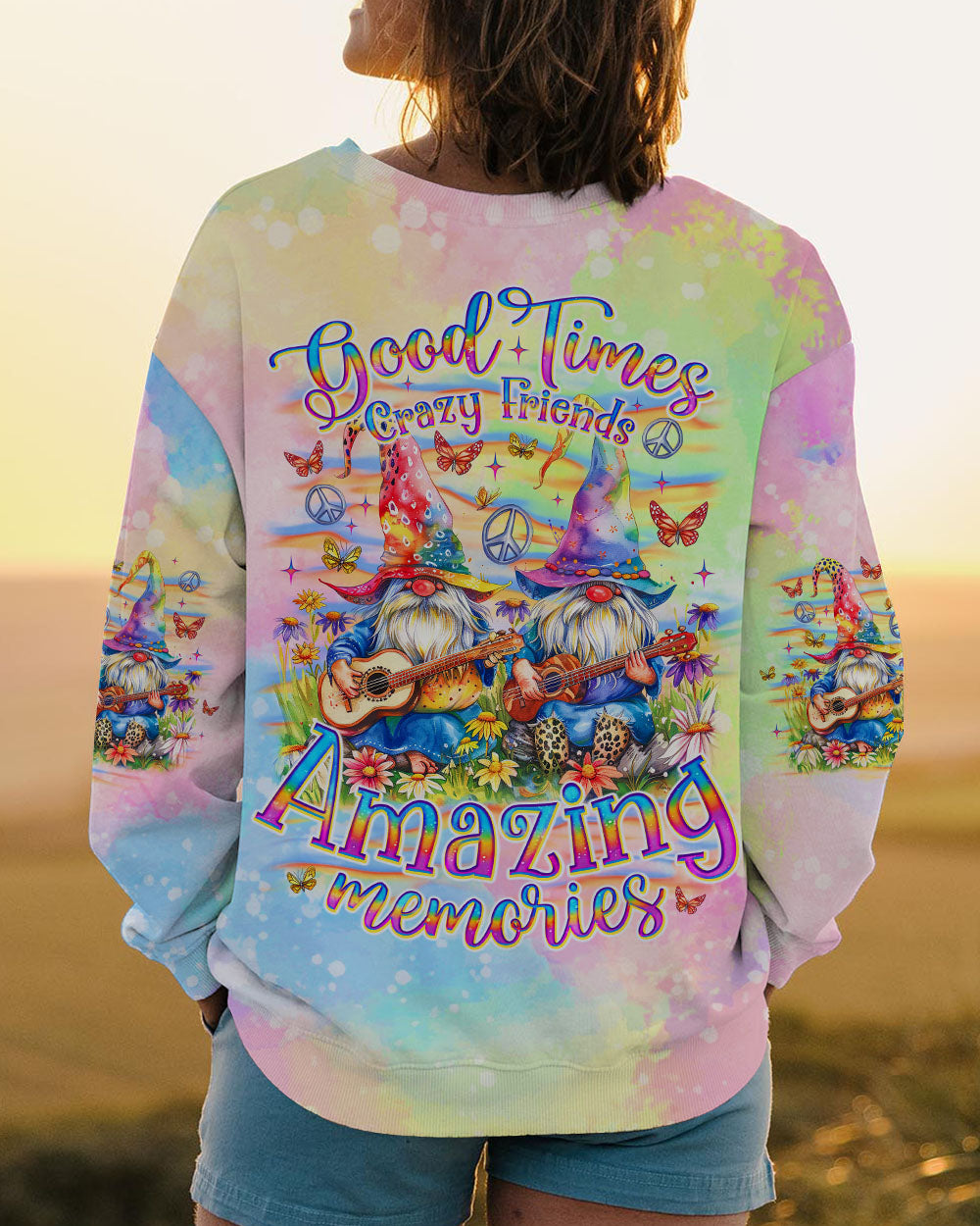 GOOD TIMES CRAZY FRIEND GNOME ALL OVER PRINT - TLNO2109246