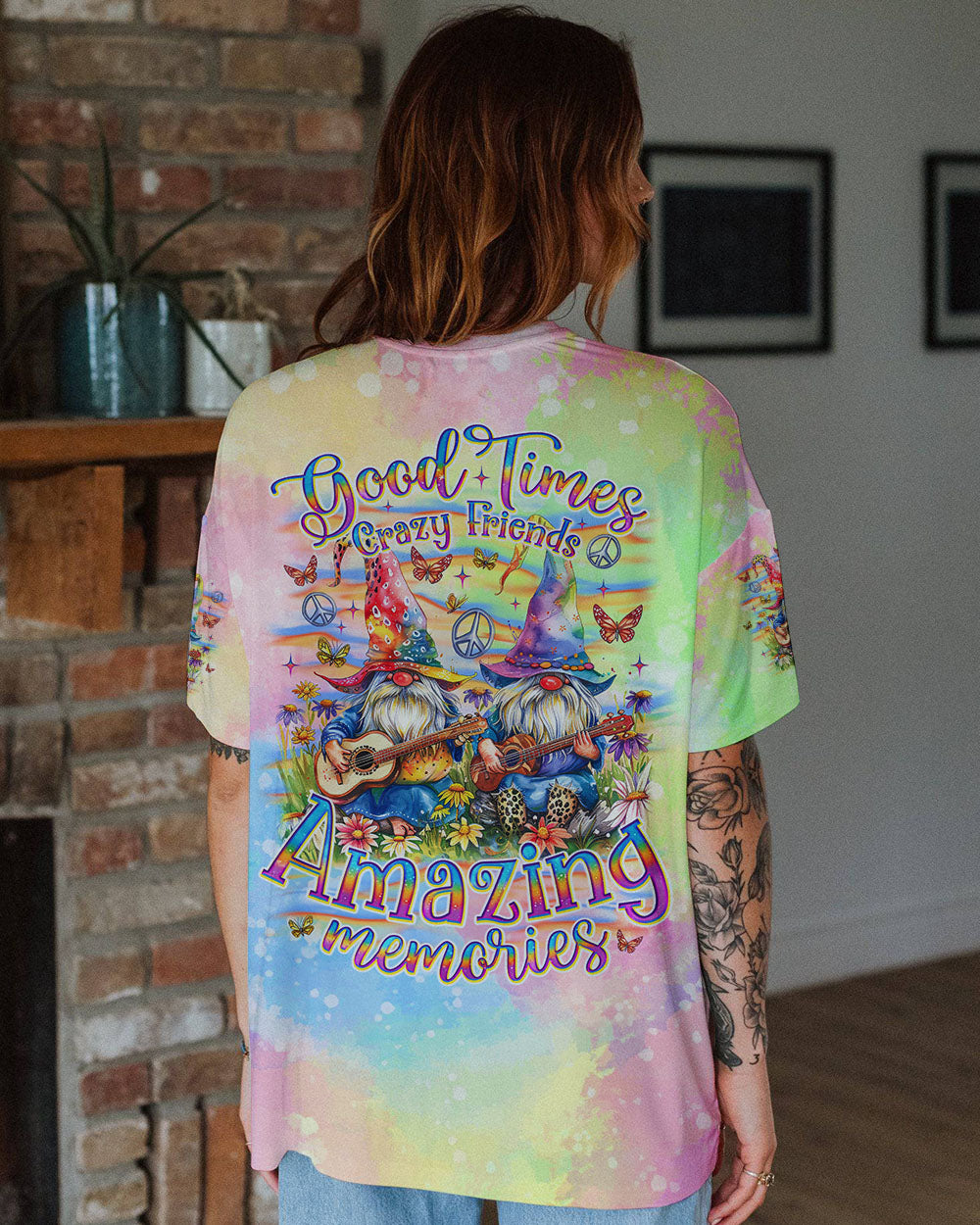 GOOD TIMES CRAZY FRIEND GNOME ALL OVER PRINT - TLNO2109246
