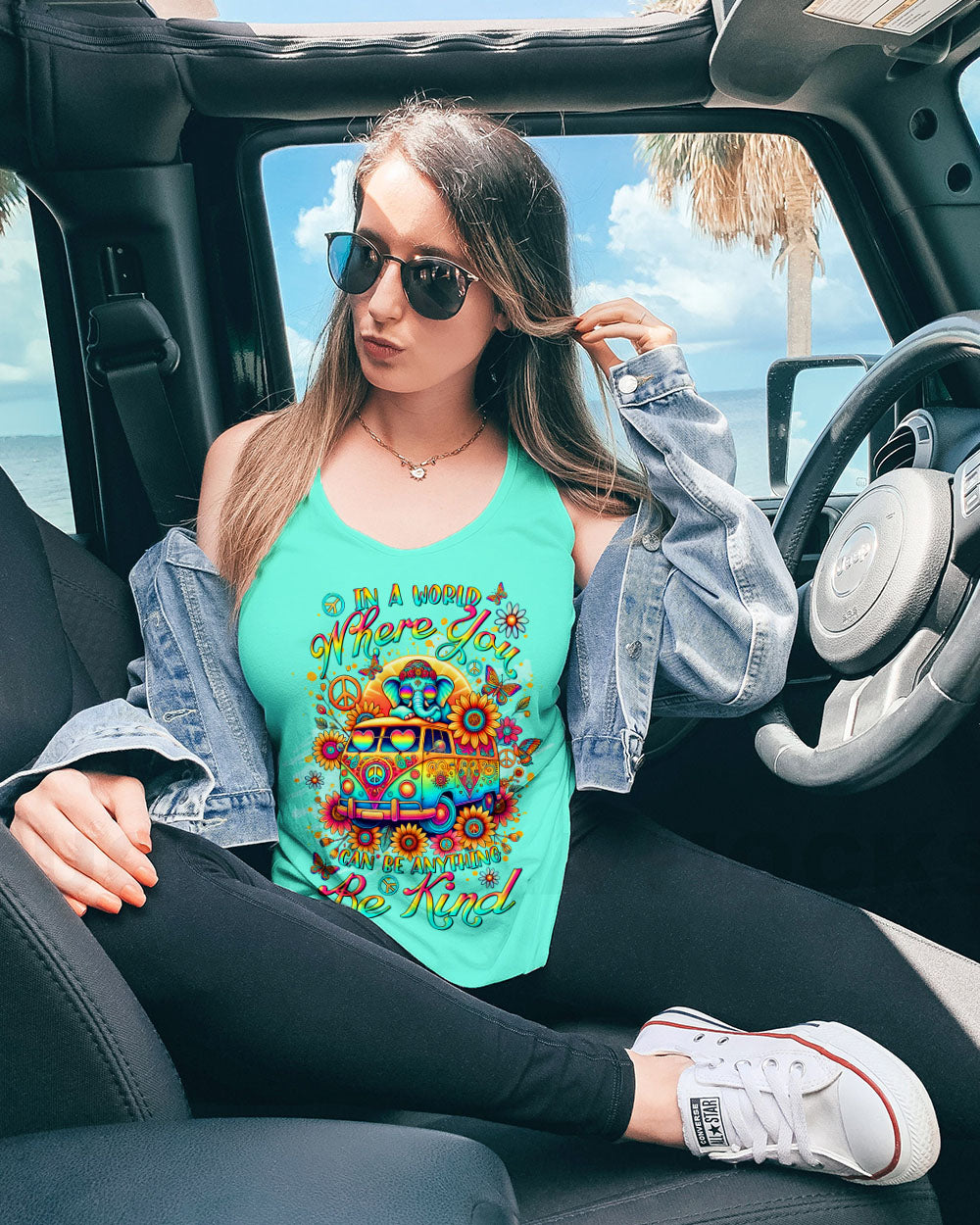 BE KIND ELEPHANT BUS ALL OVER PRINT - TLTR2208244