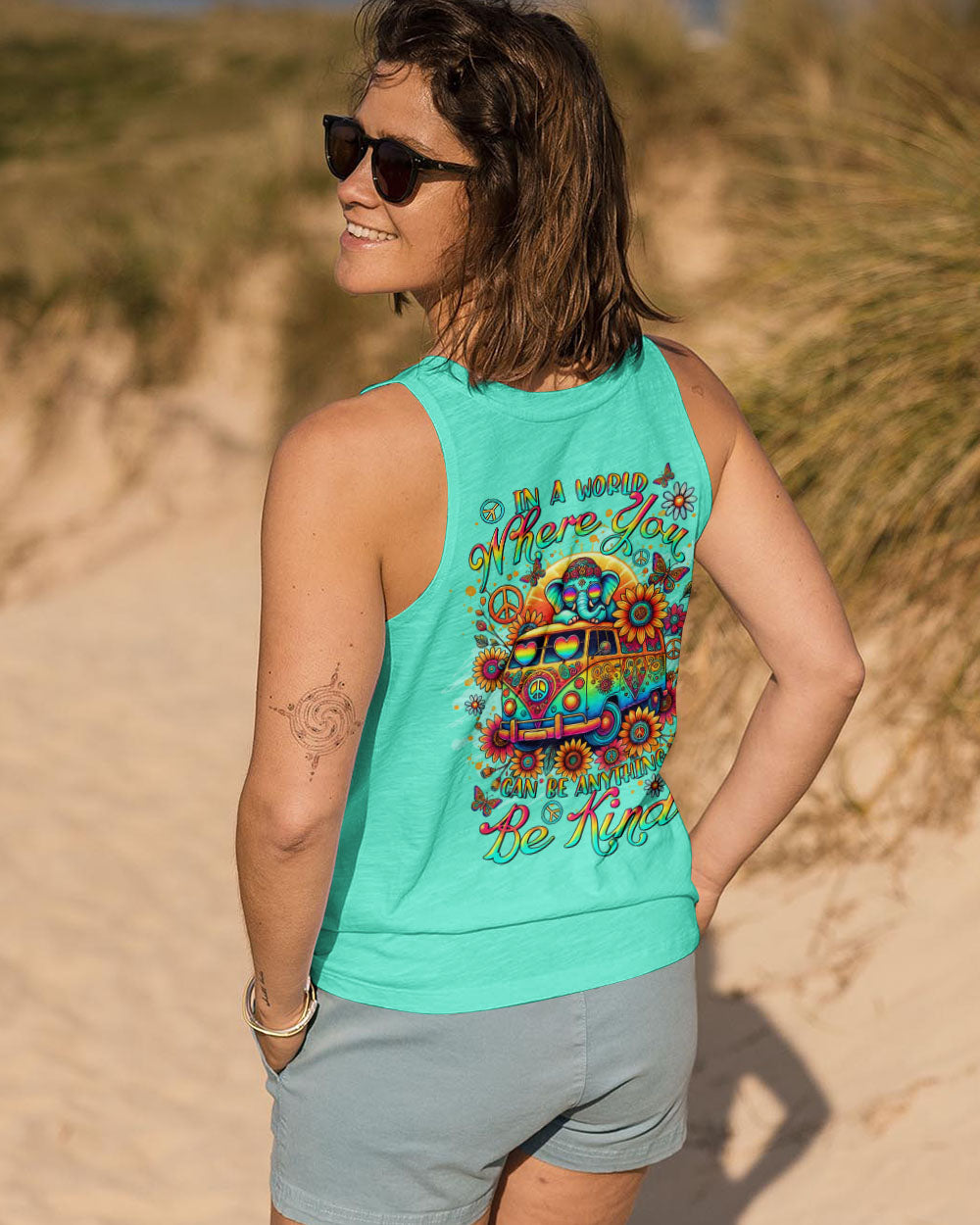 BE KIND ELEPHANT BUS ALL OVER PRINT - TLTR2208244