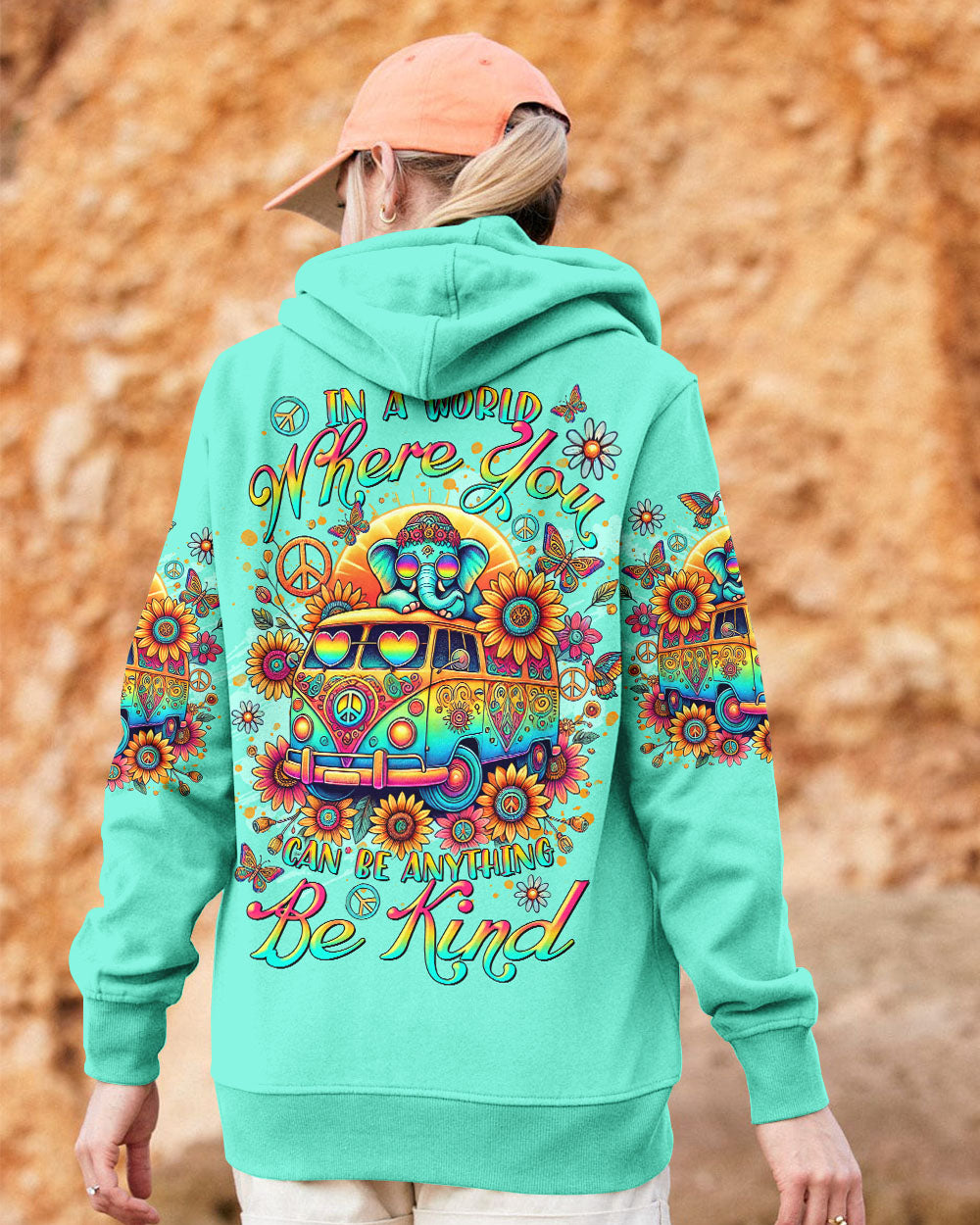 BE KIND ELEPHANT BUS ALL OVER PRINT - TLTR2208244