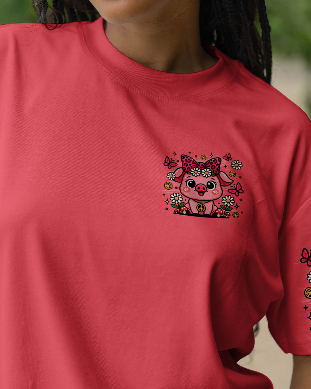 I'M NOT FAT I'M JUST SO FREAKIN SEXY IT OVERFLOWS PIG ALL OVER PRINT - TLTR2208251