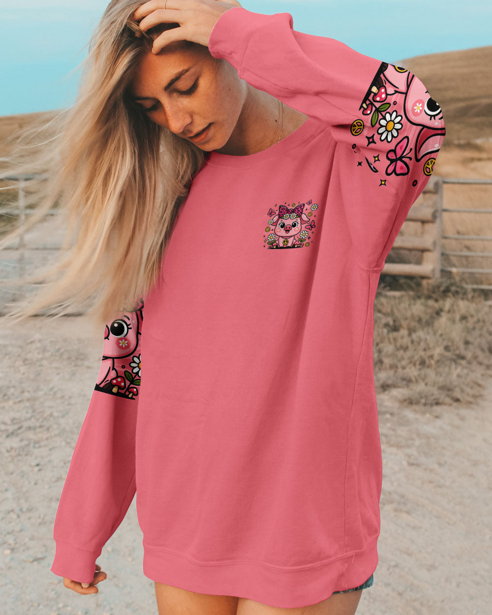 I'M NOT FAT I'M JUST SO FREAKIN SEXY IT OVERFLOWS PIG ALL OVER PRINT - TLTR2208251