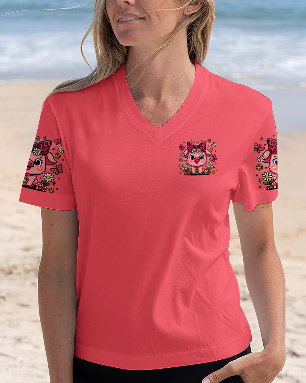 I'M NOT FAT I'M JUST SO FREAKIN SEXY IT OVERFLOWS PIG ALL OVER PRINT - TLTR2208251