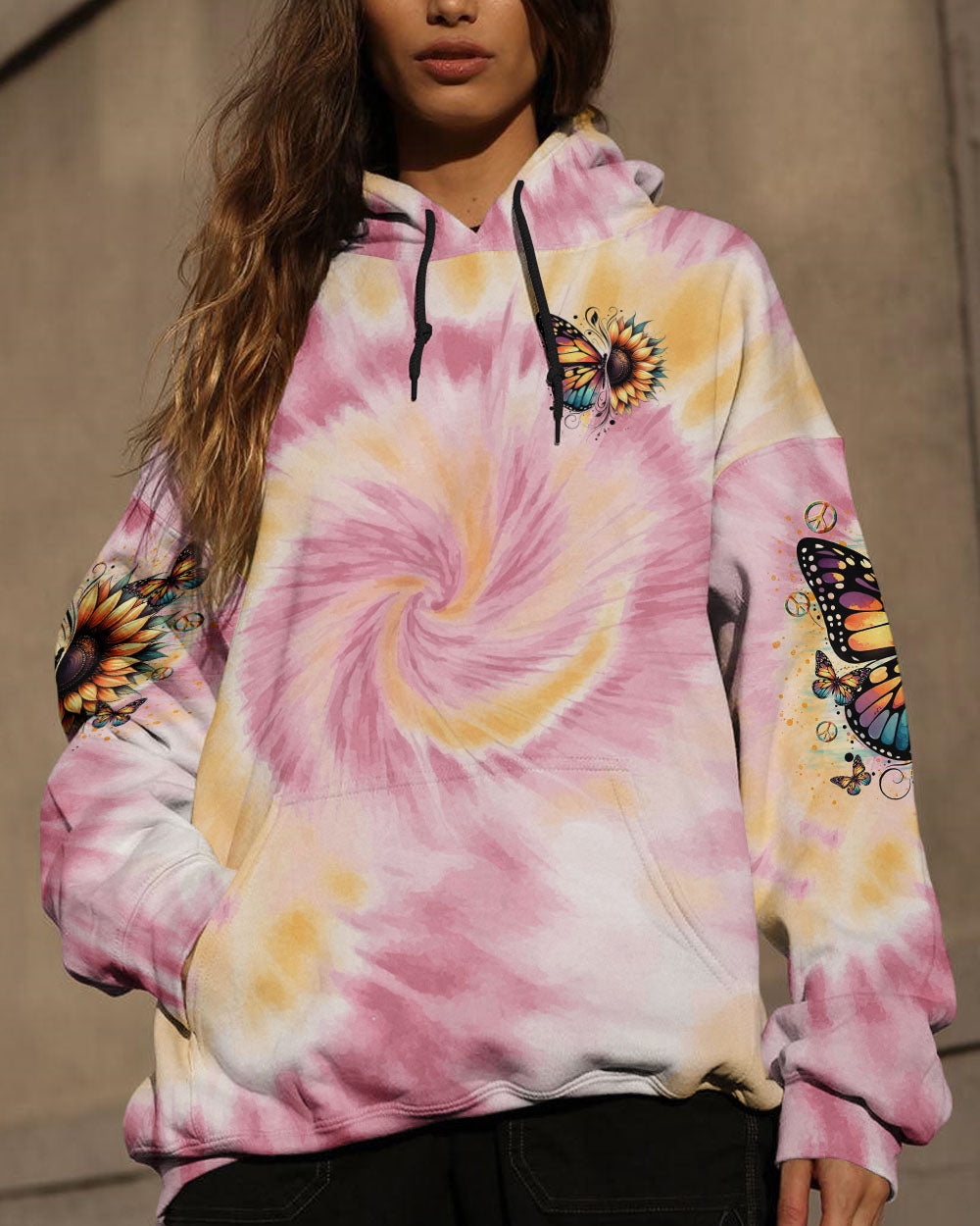 WHISPER WORDS OF WISDOM LET IT BE BUTTERFLY ALL OVER PRINT  - TLTR2211243