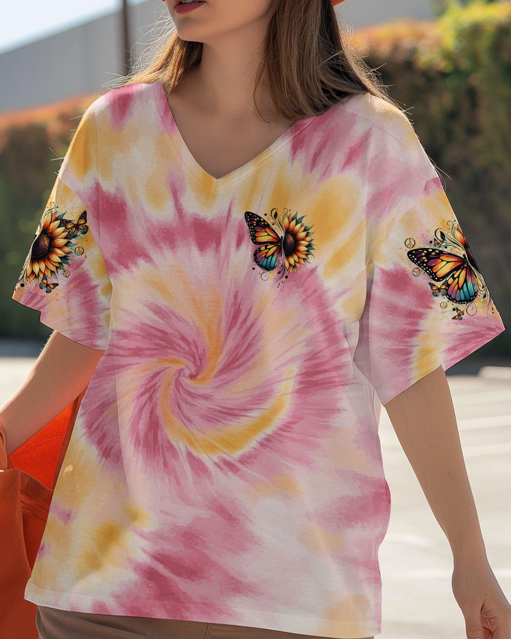 WHISPER WORDS OF WISDOM LET IT BE BUTTERFLY ALL OVER PRINT  - TLTR2211243