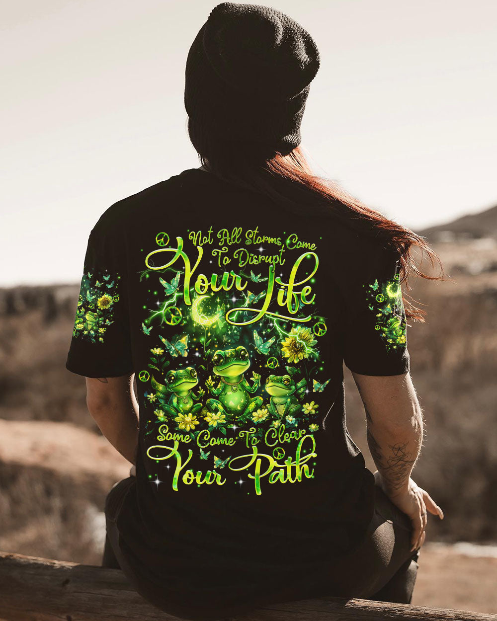 NOT ALL STORMS COME TO DISRUPT YOUR LIFE FROG ALL OVER PRINT - TLTR2303244