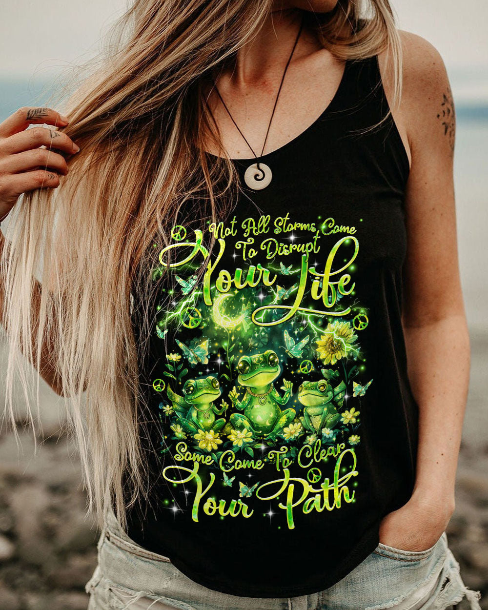 NOT ALL STORMS COME TO DISRUPT YOUR LIFE FROG ALL OVER PRINT - TLTR2303244
