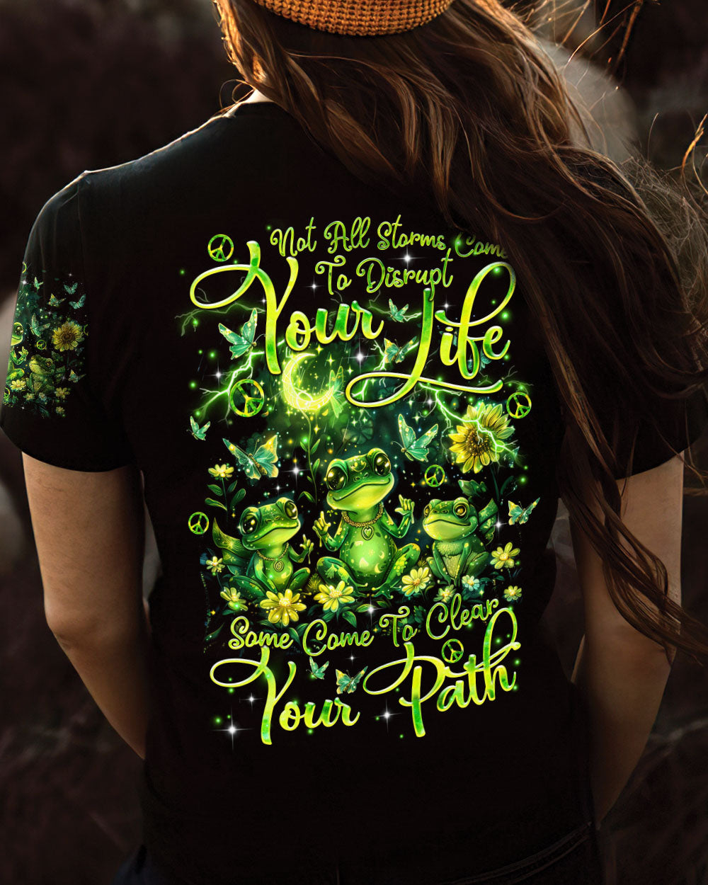 NOT ALL STORMS COME TO DISRUPT YOUR LIFE FROG ALL OVER PRINT - TLTR2303244