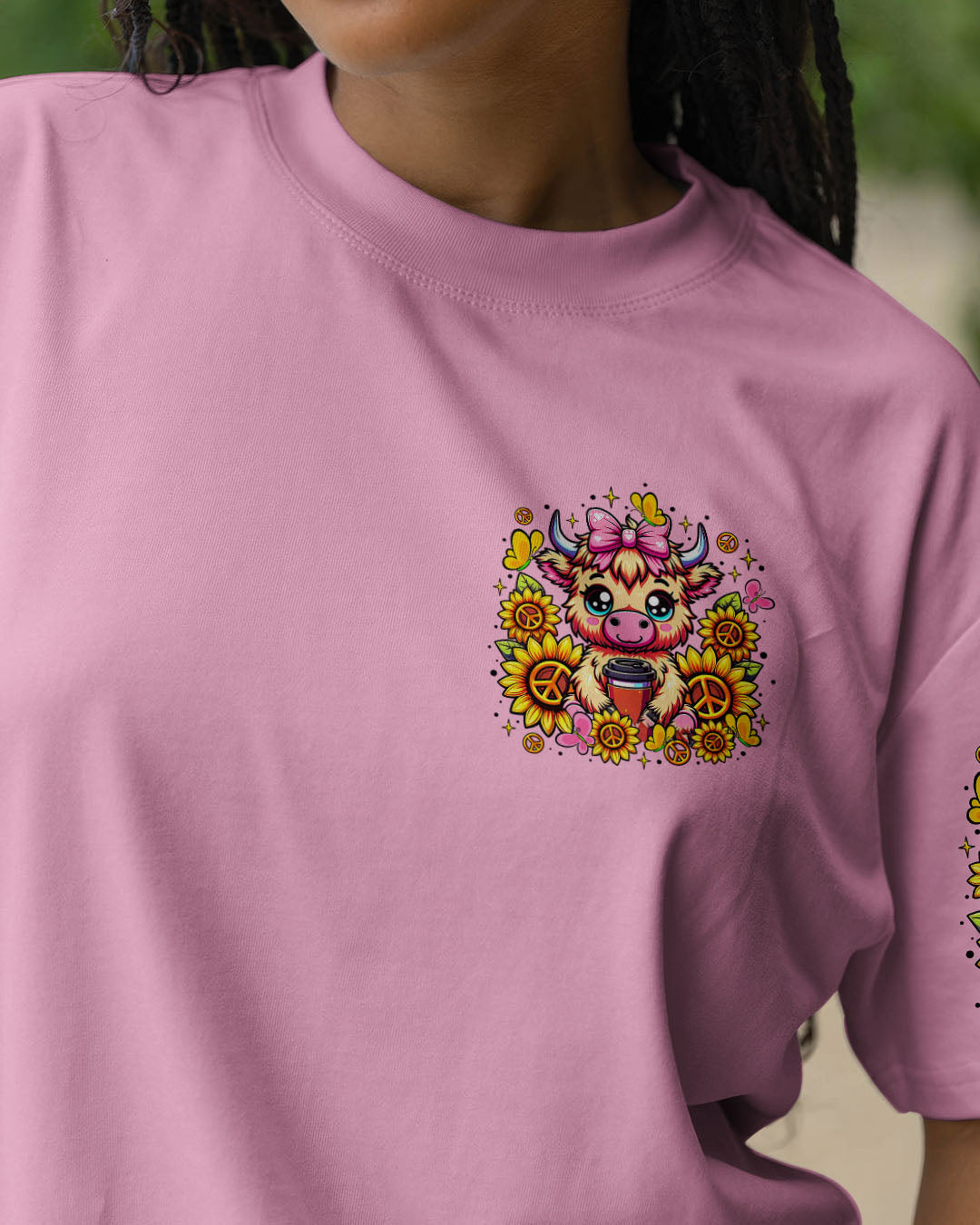 JUST A LITTLE MOODY COW  ALL OVER PRINT  - TLTR2307251