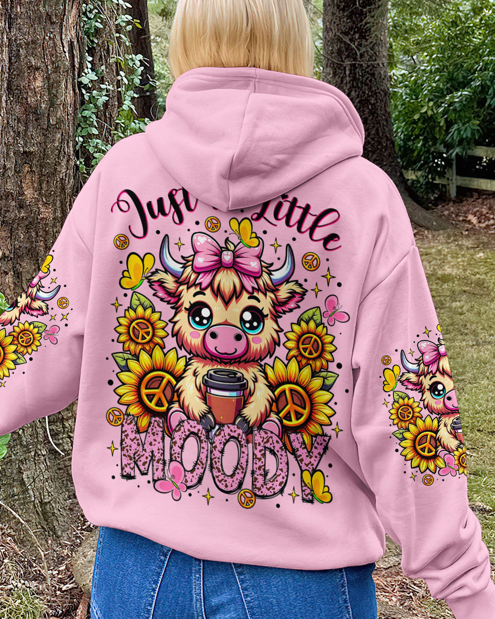 JUST A LITTLE MOODY COW  ALL OVER PRINT  - TLTR2307251