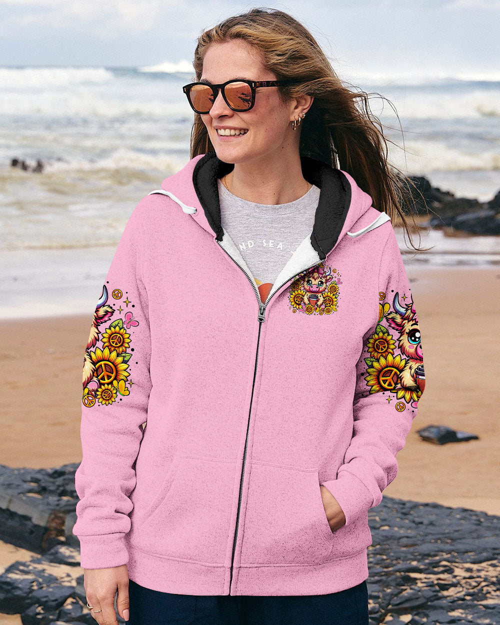 JUST A LITTLE MOODY COW  ALL OVER PRINT  - TLTR2307251