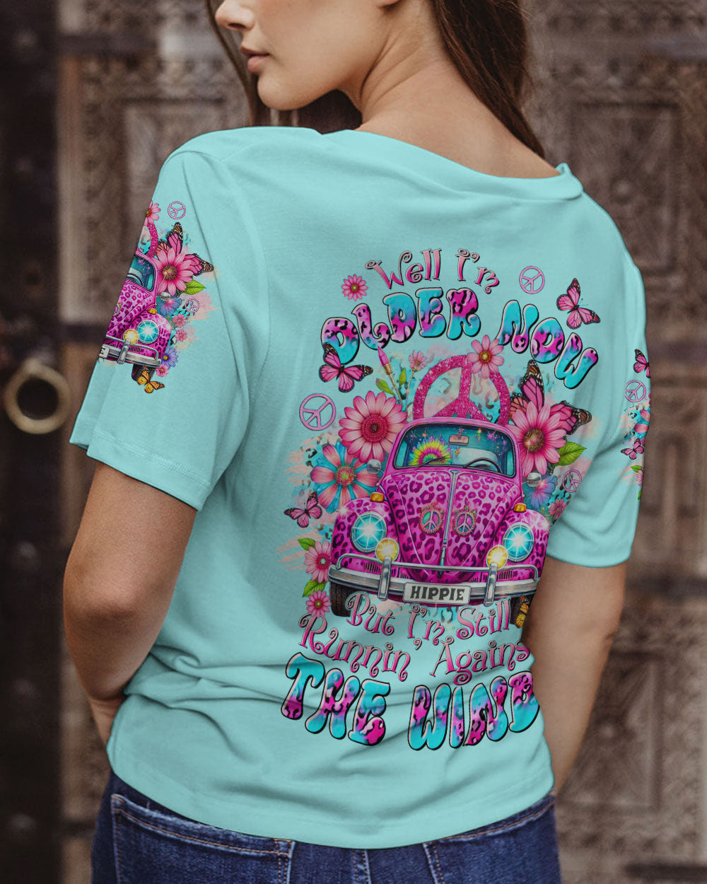 RUNNING AGAINST THE WIND LEOPARD CAR ALL OVER PRINT - TLTR2311242