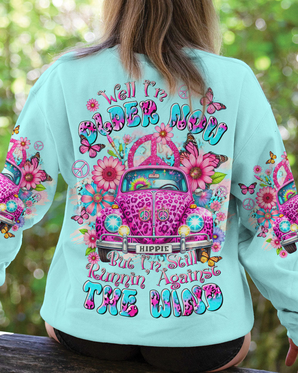 RUNNING AGAINST THE WIND LEOPARD CAR ALL OVER PRINT - TLTR2311242