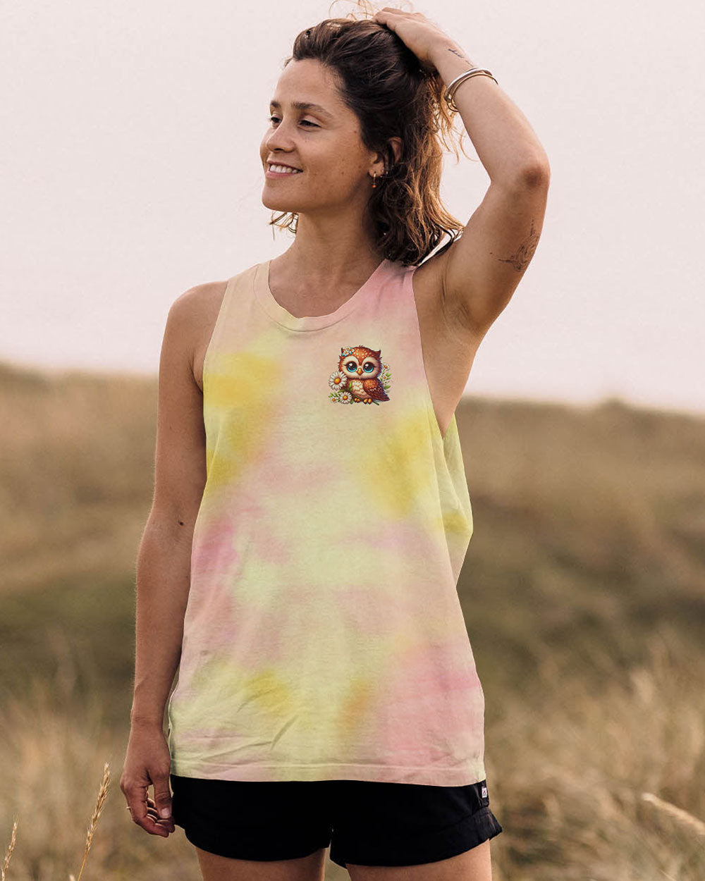 PEACEFUL MIND OWL ALL OVER PRINT - TLTR2406251