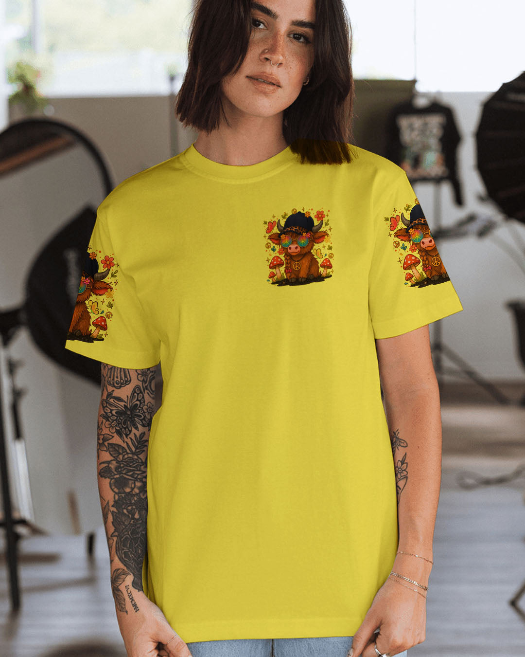I'M NOT A HOT MESS COW ALL OVER PRINT  - TLTR2407253