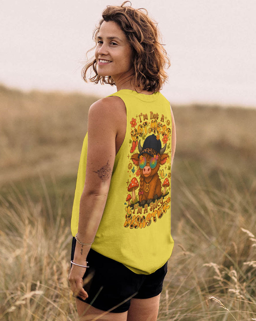 I'M NOT A HOT MESS COW ALL OVER PRINT  - TLTR2407253