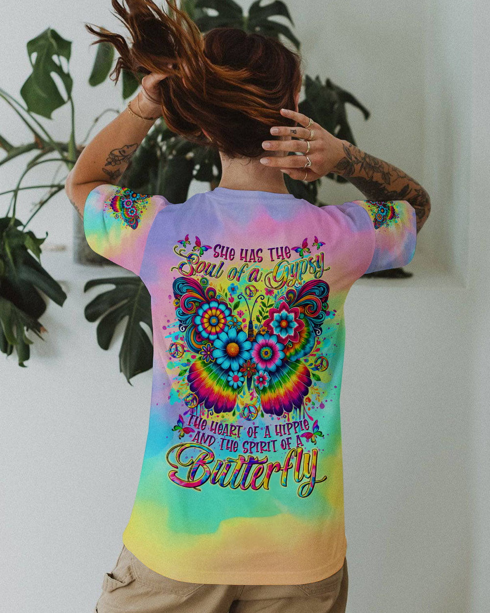 SPIRIT OF A BUTTERFLY TIE DYE ALL OVER PRINT - TLTR2409245