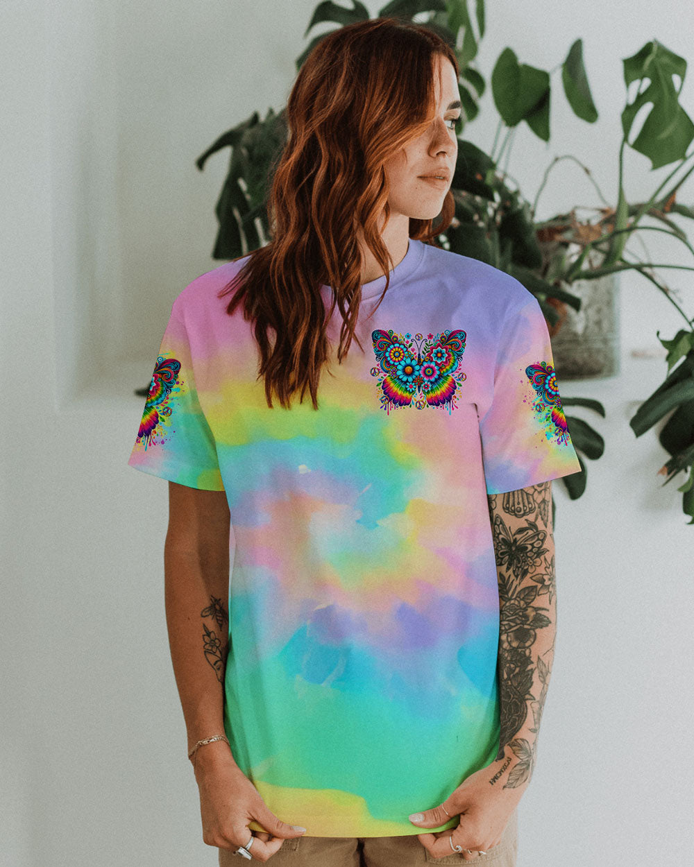 SPIRIT OF A BUTTERFLY TIE DYE ALL OVER PRINT - TLTR2409245