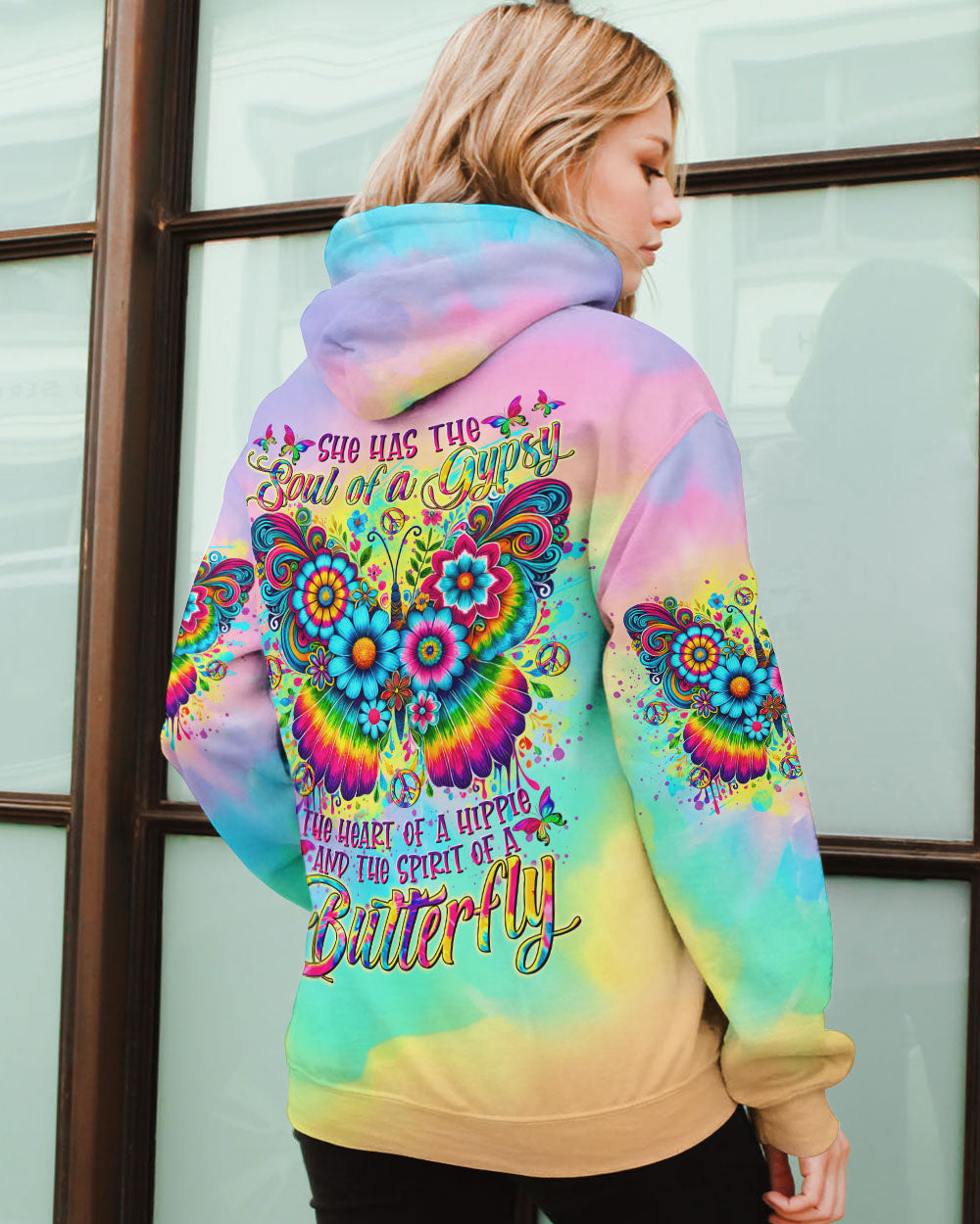 SPIRIT OF A BUTTERFLY TIE DYE ALL OVER PRINT - TLTR2409245
