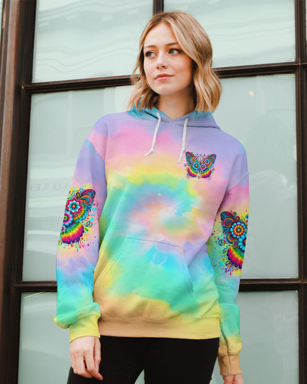 SPIRIT OF A BUTTERFLY TIE DYE ALL OVER PRINT - TLTR2409245