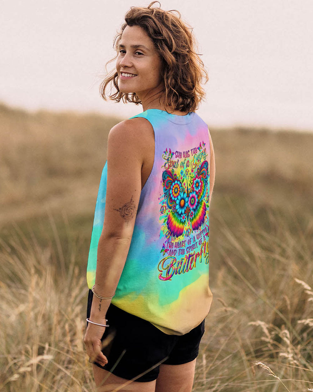 SPIRIT OF A BUTTERFLY TIE DYE ALL OVER PRINT - TLTR2409245