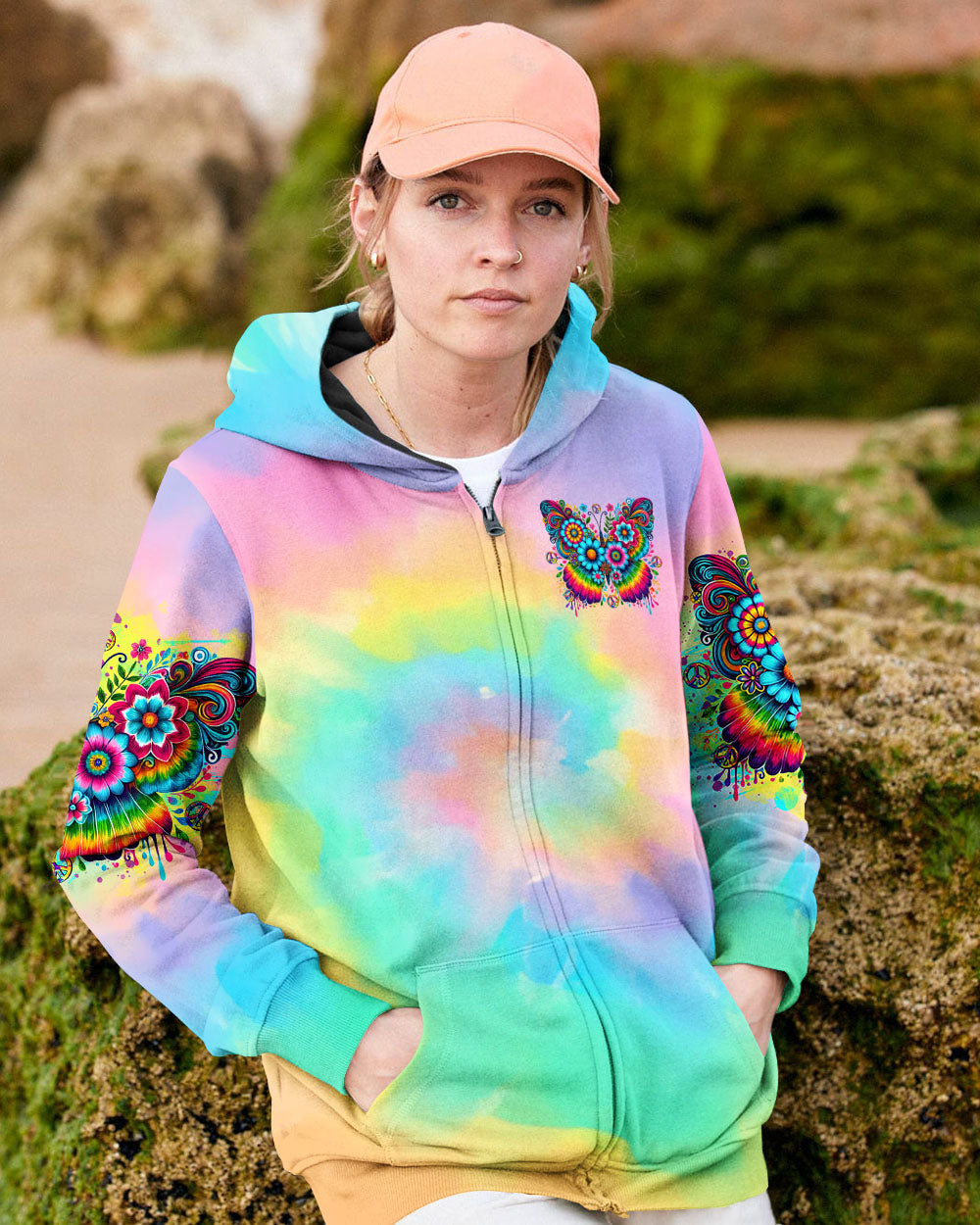 SPIRIT OF A BUTTERFLY TIE DYE ALL OVER PRINT - TLTR2409245