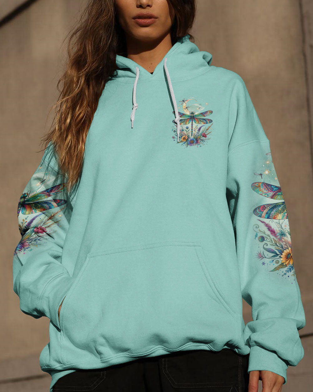 SPIRIT OF A DRAGONFLY FLORAL ALL OVER PRINT - TLTR2411232