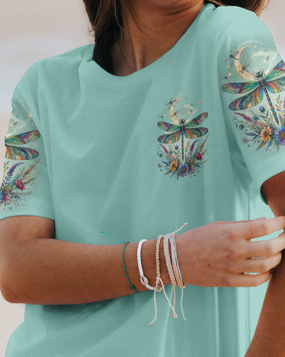 SPIRIT OF A DRAGONFLY FLORAL ALL OVER PRINT - TLTR2411232
