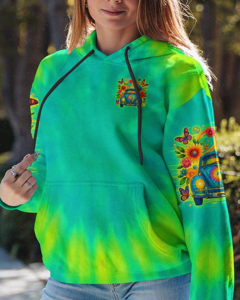 RUNNING AGAINST THE WIND TIE DYE ALL OVER PRINT - TLTR2506251