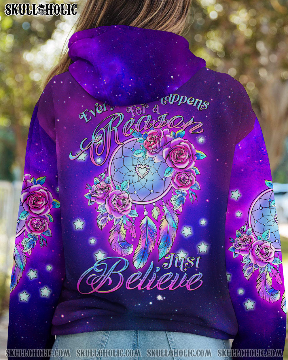 JUST BELIEVE DREAMCATCHER ALL OVER PRINT - TLTR2507231