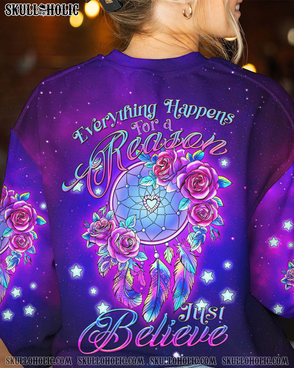JUST BELIEVE DREAMCATCHER ALL OVER PRINT - TLTR2507231