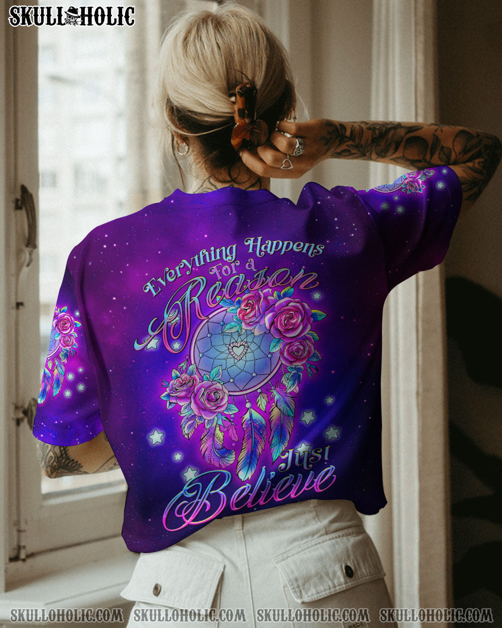 JUST BELIEVE DREAMCATCHER ALL OVER PRINT - TLTR2507231