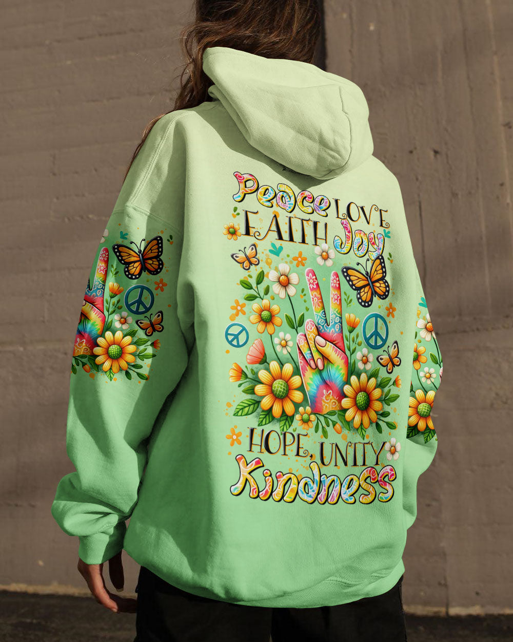 PEACE LOVE FAITH ALL OVER PRINT - TLTR2507243