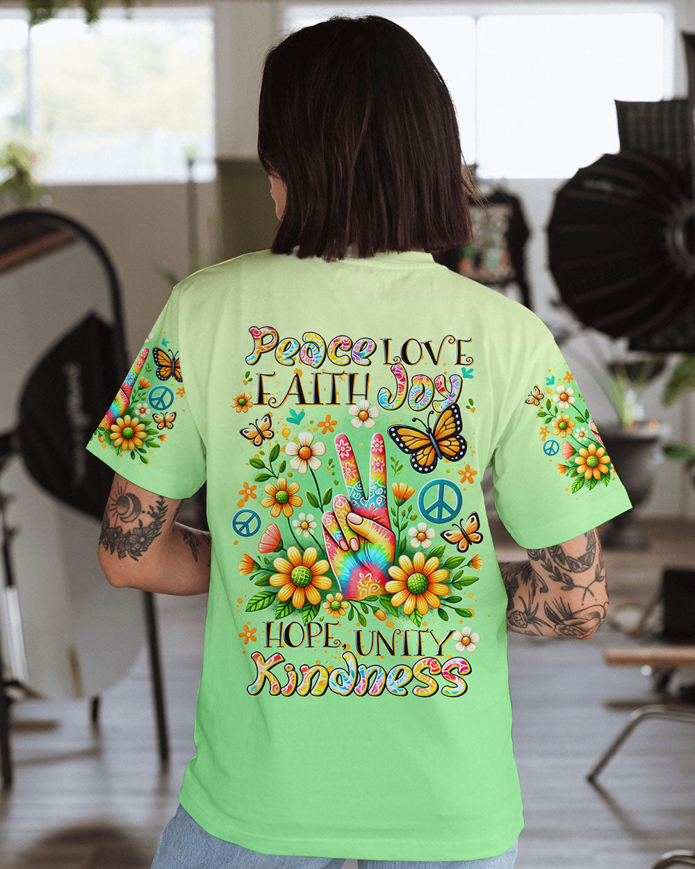 PEACE LOVE FAITH ALL OVER PRINT - TLTR2507243