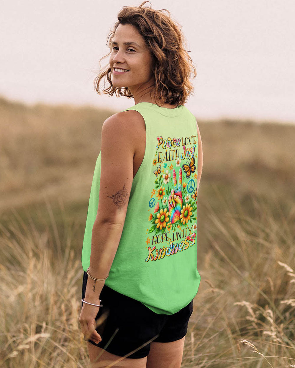 PEACE LOVE FAITH ALL OVER PRINT - TLTR2507243