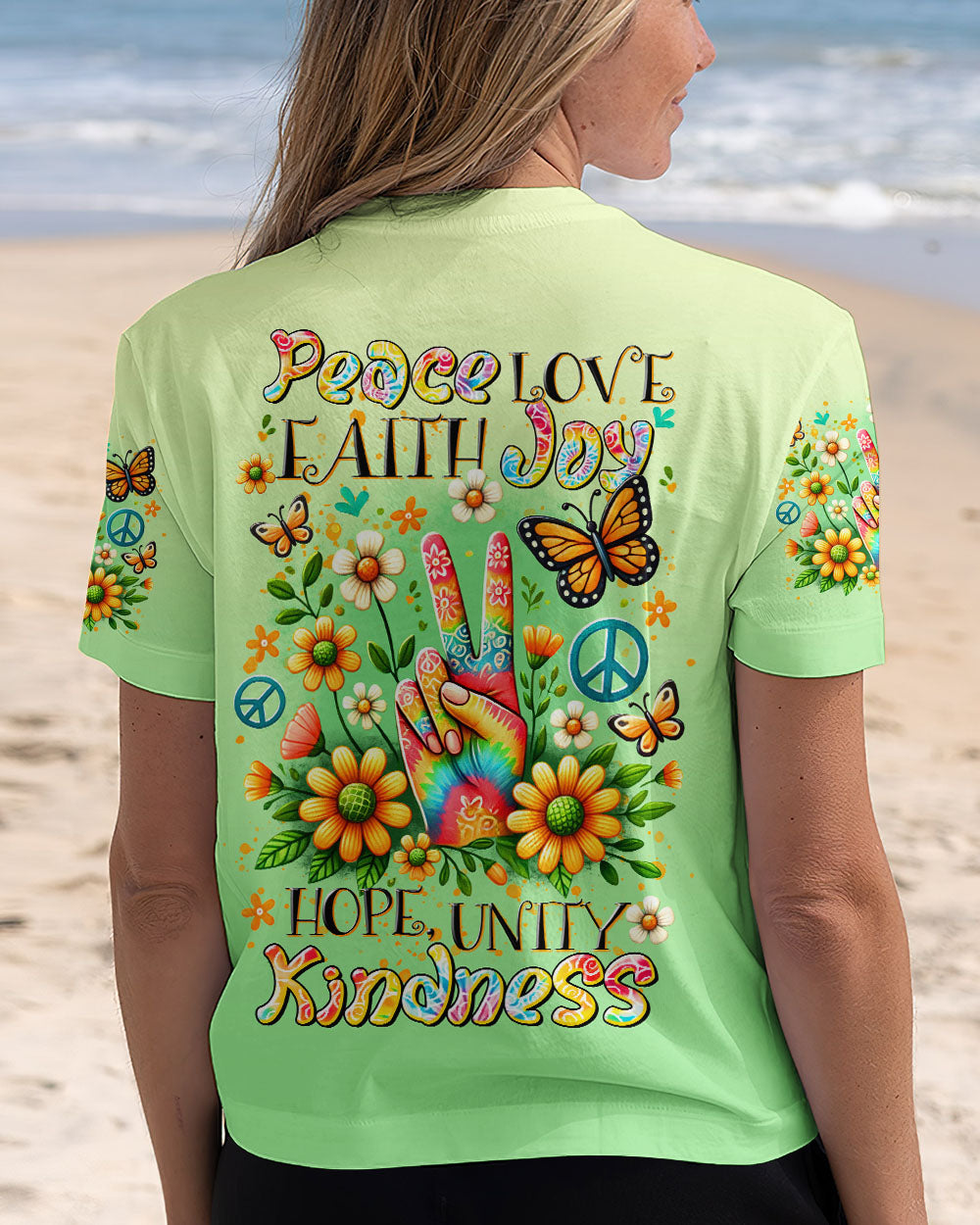 PEACE LOVE FAITH ALL OVER PRINT - TLTR2507243