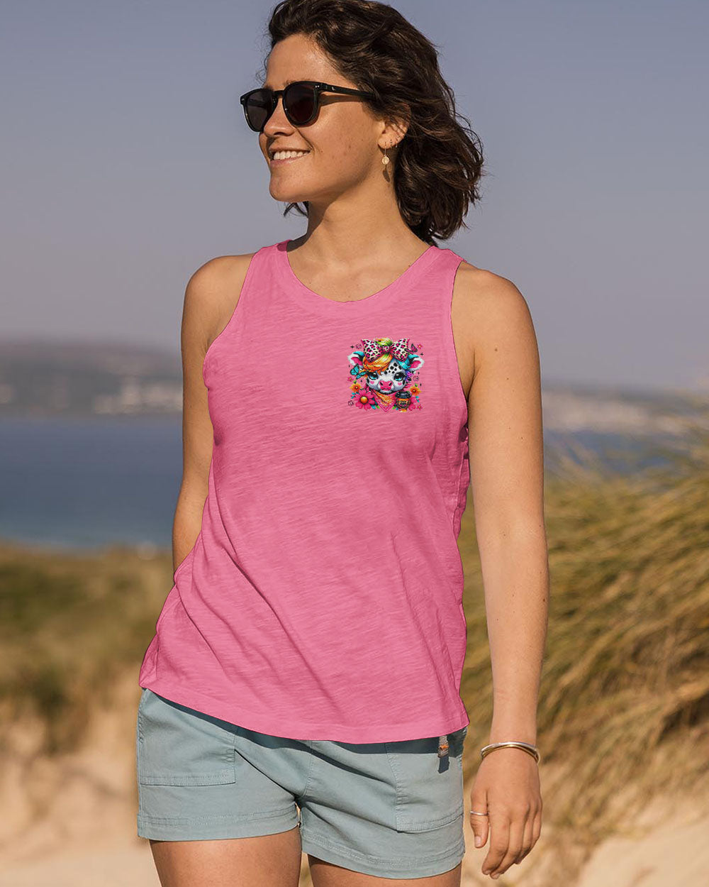 I'M NOT A HOT MESS COW ALL OVER PRINT  - TLTR2507253