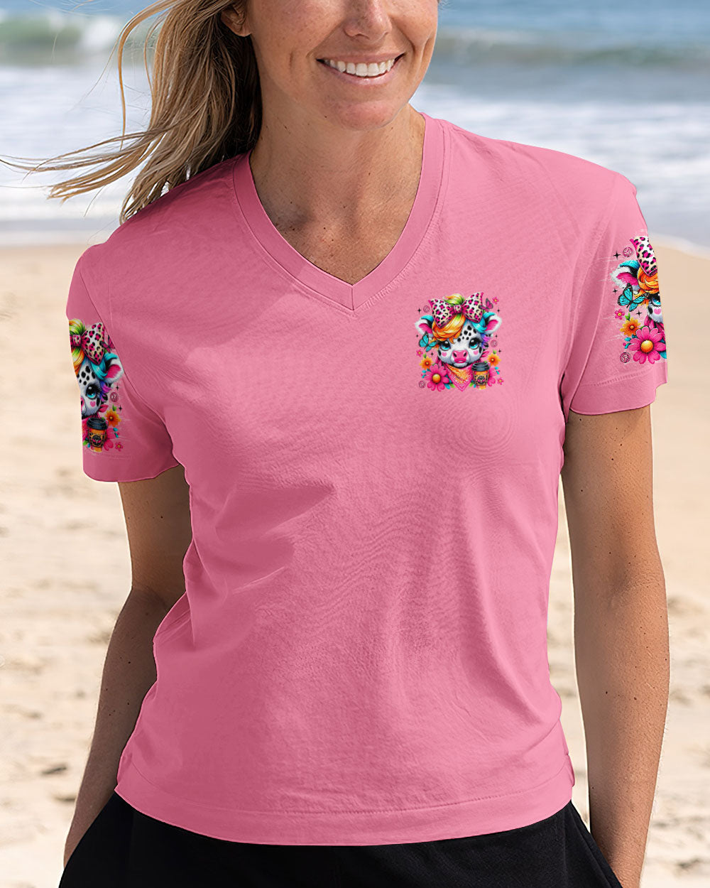 I'M NOT A HOT MESS COW ALL OVER PRINT  - TLTR2507253