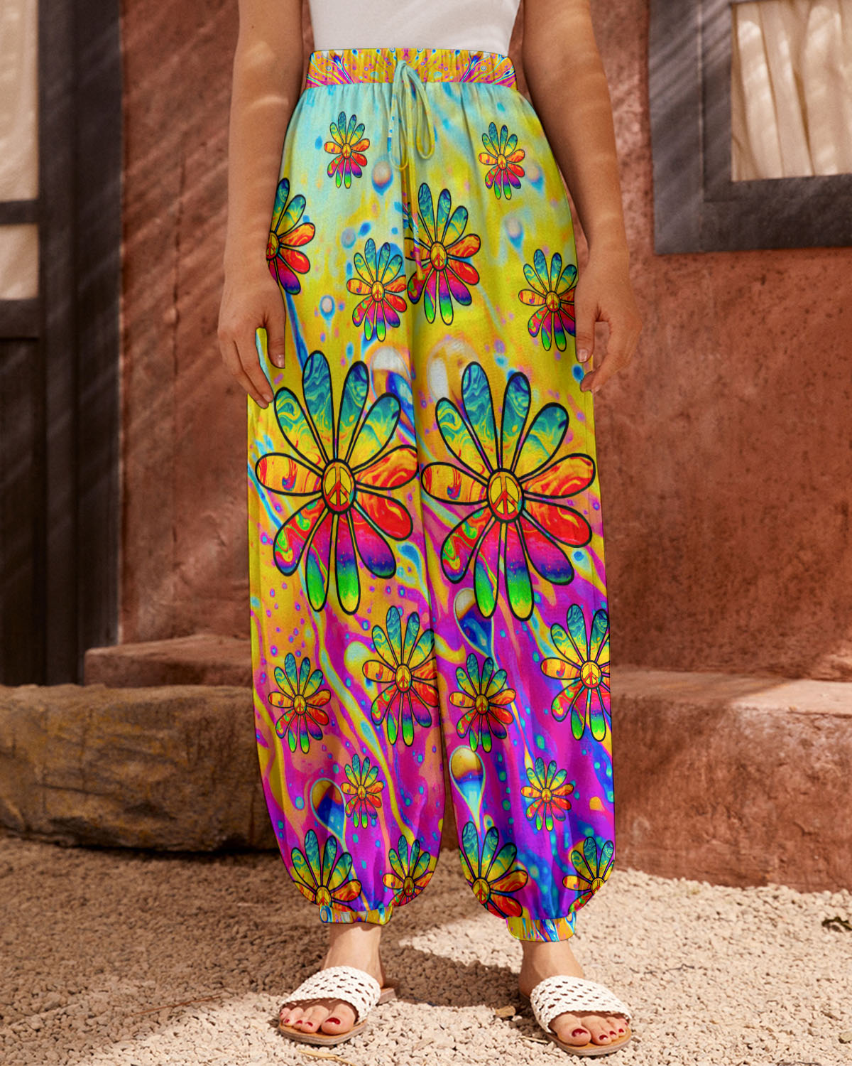 CAUSE I GOT A PEACEFUL COLORFUL DAISY ALL OVER PRINT - TLTR2508231