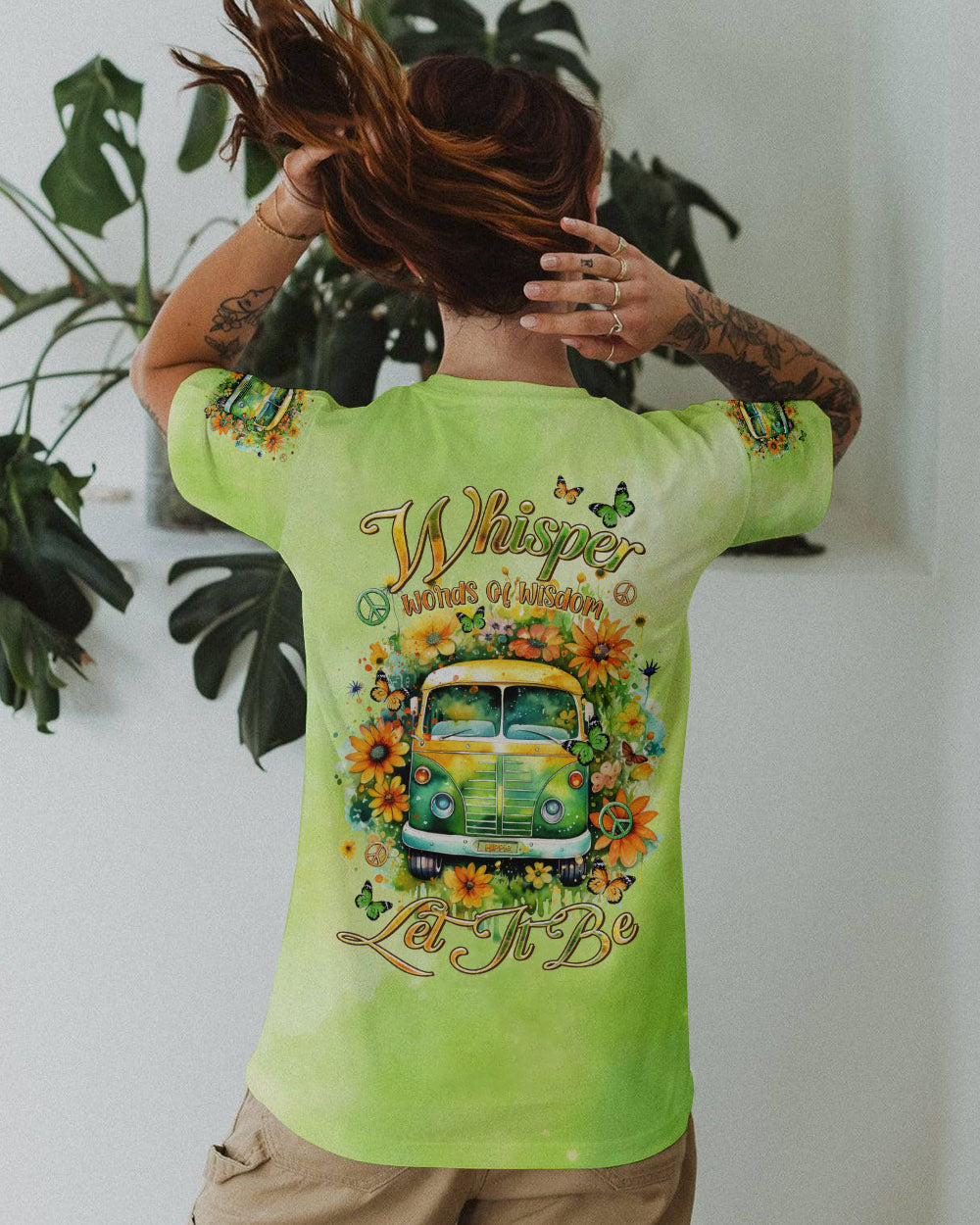 WHISPER WORDS OF WISDOM FLORAL BUS ALL OVER PRINT - TLTR2512232