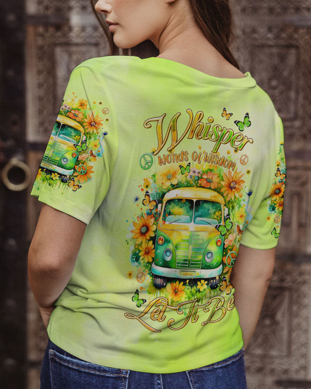 WHISPER WORDS OF WISDOM FLORAL BUS ALL OVER PRINT - TLTR2512232